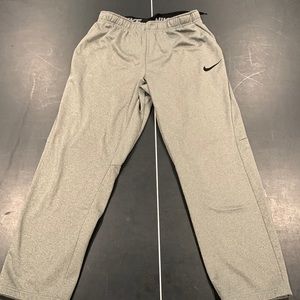 Nike Gray Sweatpants (100% Polyester), Men’s Large